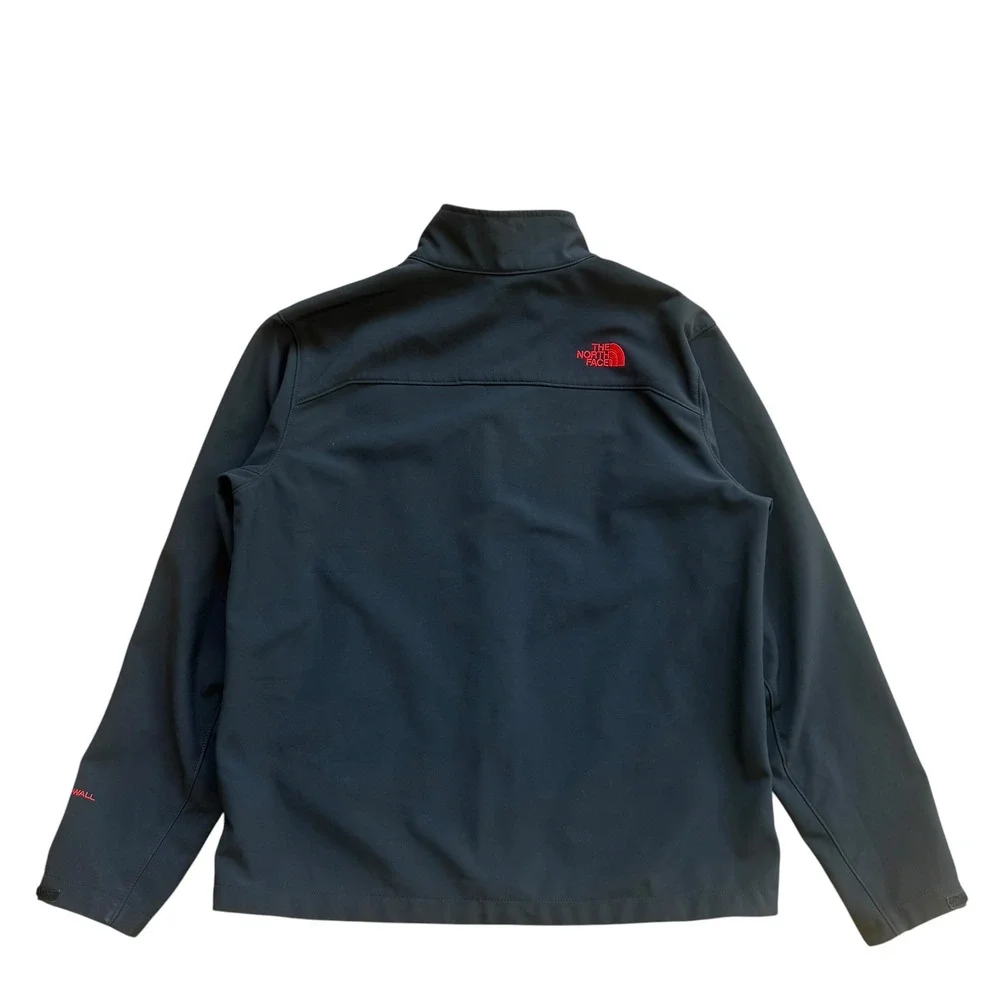 The North Face Mens Apex Bionic WindWall Softshell Jacket Black Full Zip Large